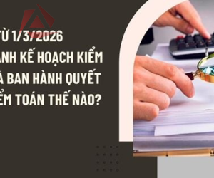TỪ 1/3/2026, PHÁT HÀNH KẾ HOẠCH KIỂM TOÁN VÀ BAN HÀNH QUYẾT ĐỊNH KIỂM TOÁN THEO THÔNG TƯ 02 CỤ THỂ THẾ NÀO?