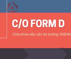 C/O FORM D (ASEAN)