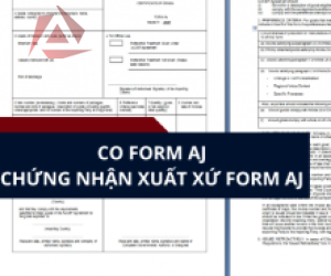 C/O FORM AJ (ASEAN - JAPAN)