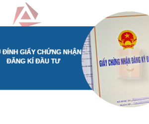 CẤP LẠI VÀ HIỆU ĐÍNH THÔNG TIN TRÊN GCN ĐĂNG KÝ ĐẦU TƯ